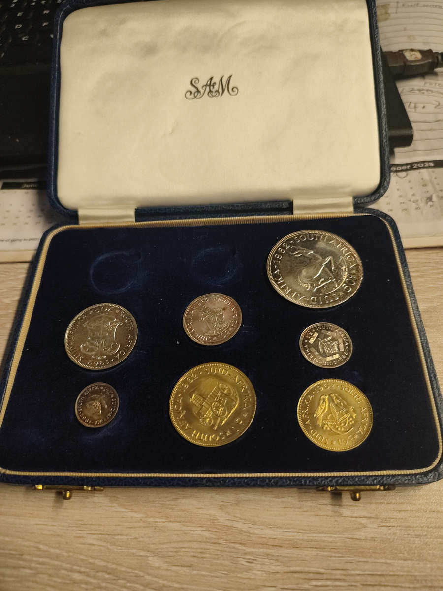 1962 SA Proof coin Set (No Gold)