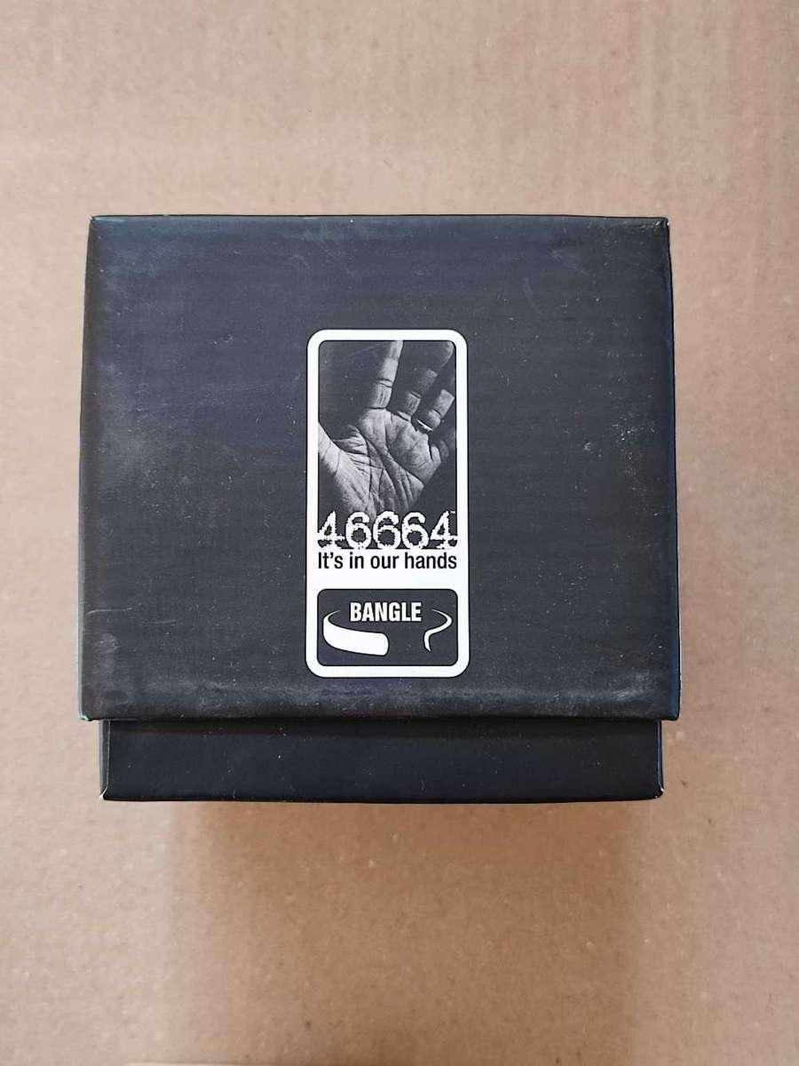 Silver Bangle. 46664 Nelson Mandela