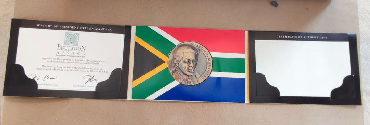 History of Nelson Mandela Education Medalion
