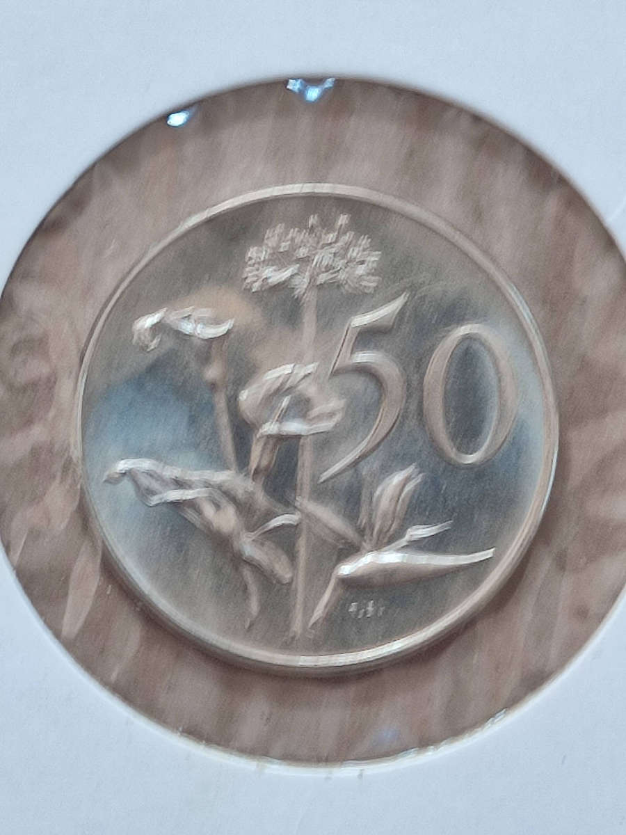 1965 SA. Fifty cent Afrikaans