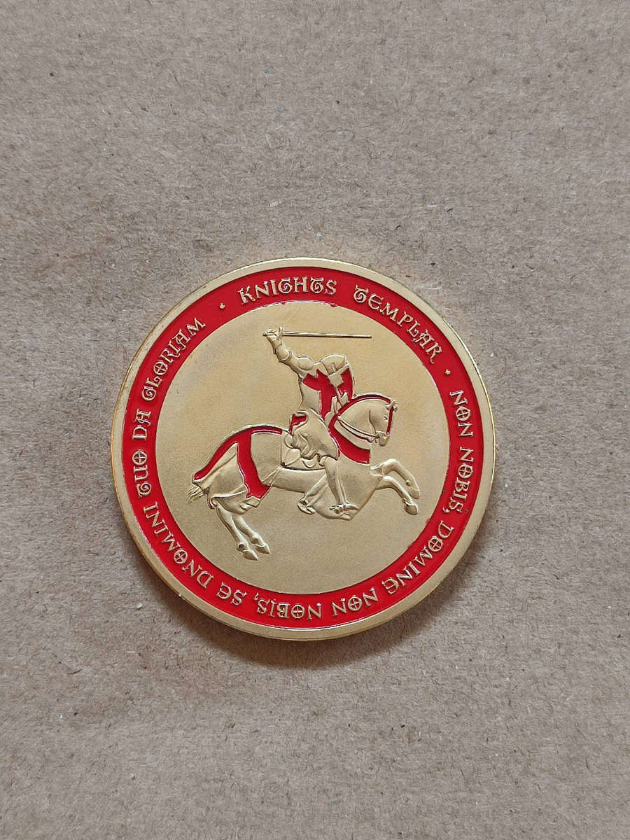 MASONIC KNIGHT Templar MEDALION