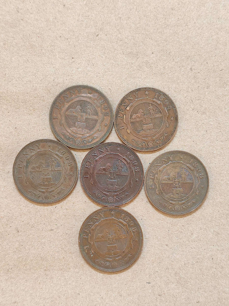 ZAR Mixed dates 1 PENNY COIN LOT