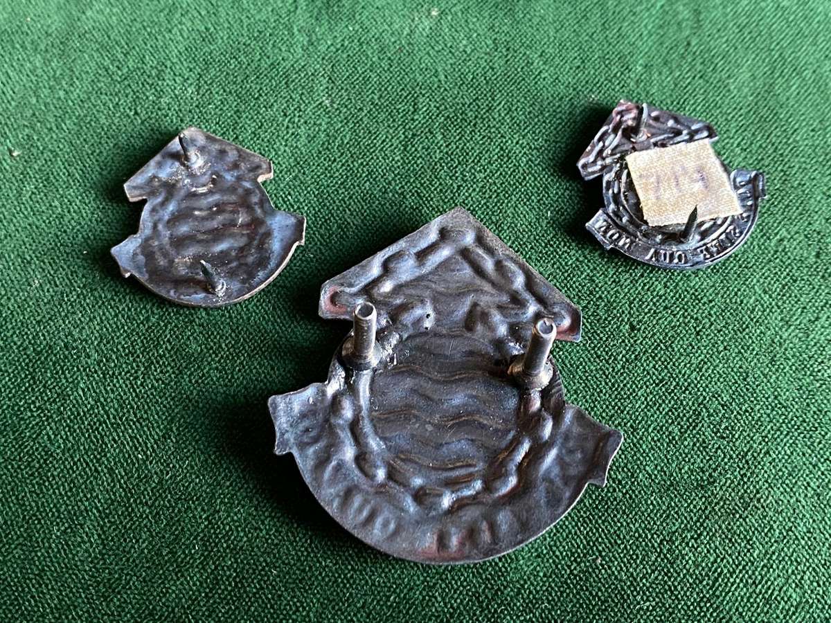 SA ORDNANCE CORPS CAP AND COLLARS-WORN SINCE 1977-LUGS + PINS COMPLETE