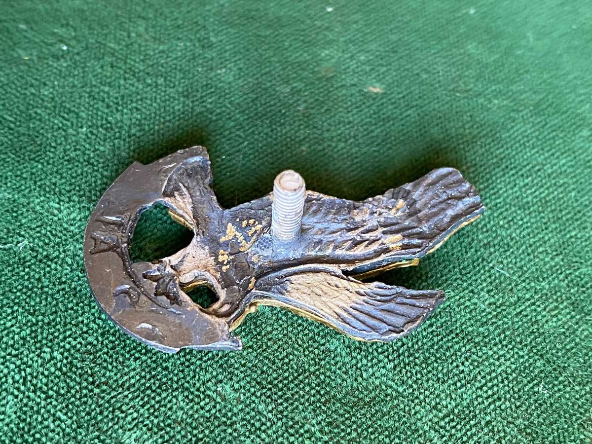 118 BATTALION BI-METAL CAP BADGE-APPROVED IN 1991-1X SCREW LUG