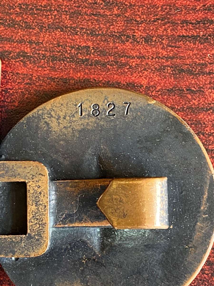 NUBERED RECCE REGIMENT BELT IN VERY GOOD CONDITON,COMPLETE WITH METAL AND MATERIAL SLIDER-EXTENDED