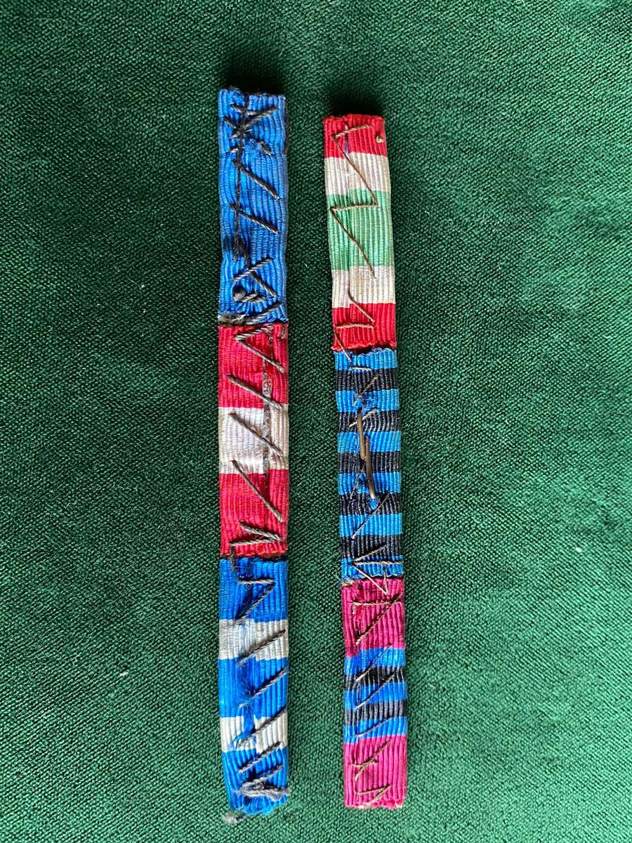 WW2 ITALIAN MEDAL RIBBON BARS