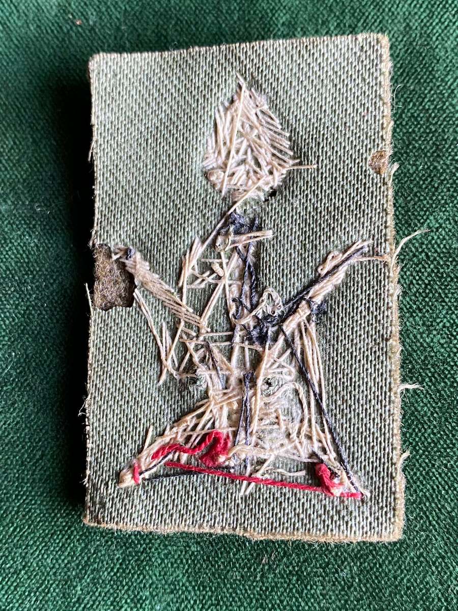 ITALIAN FASCIST CAP BADGE-WW2-BLACKSHIRTS BNS IN EAST AFRICA