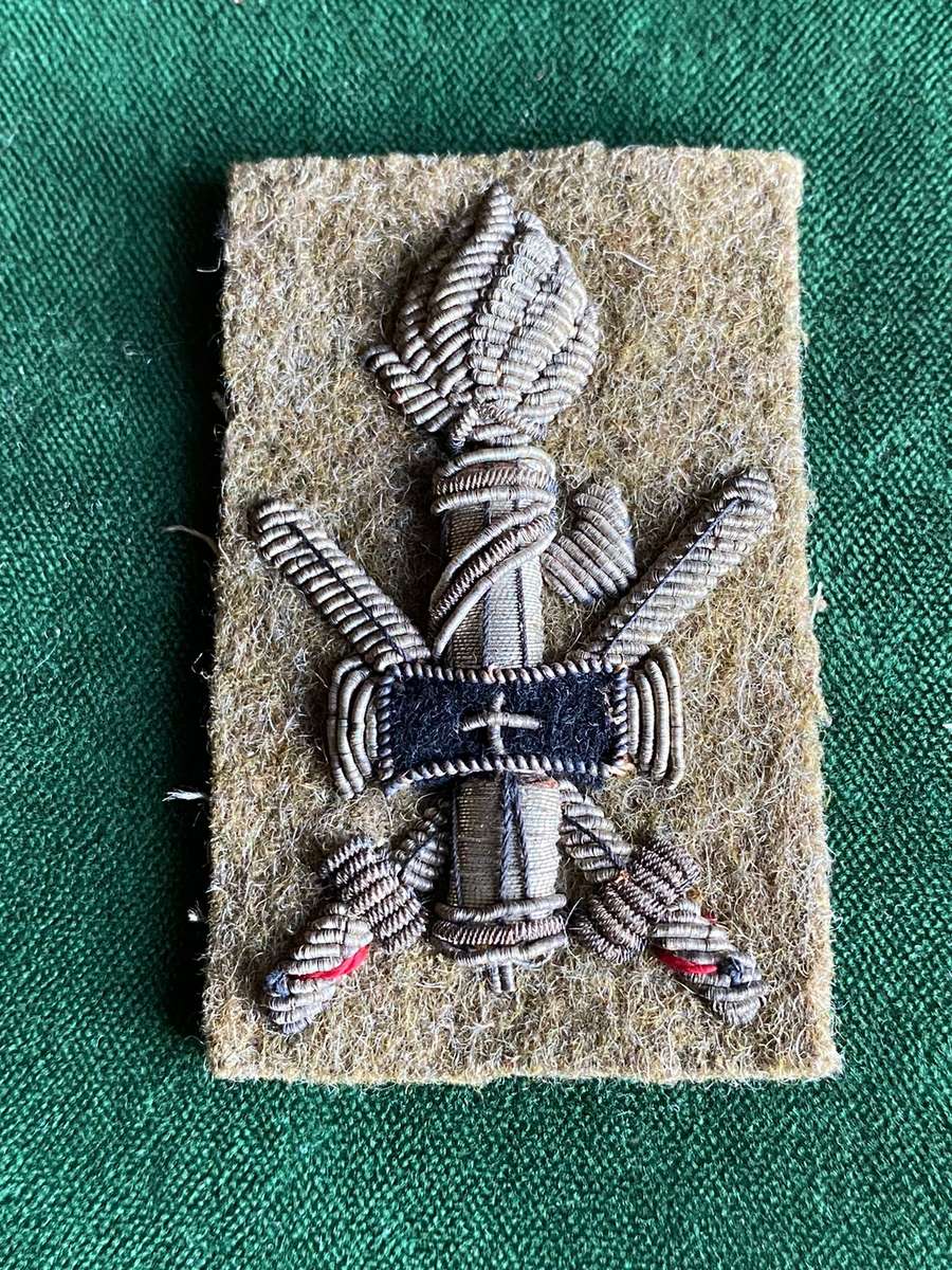 ITALIAN FASCIST CAP BADGE-WW2-BLACKSHIRTS BNS IN EAST AFRICA