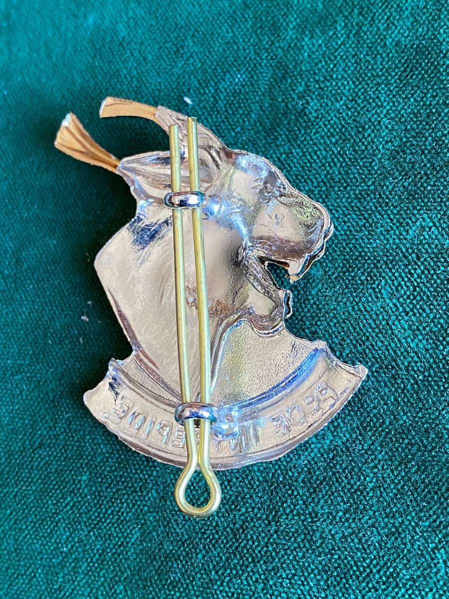 REGT. PRETORIUS BI/METAL CAP BADGE-APPROVED IN 1989- 2 LUGS