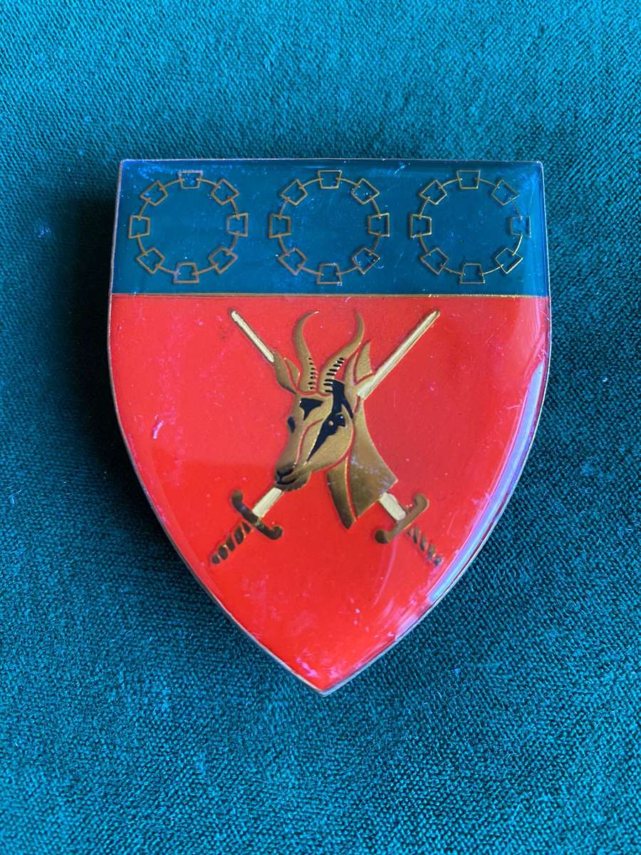 SA ARMY LOGISTIC COMMAND SHOULDER FLASH- 3 PINS