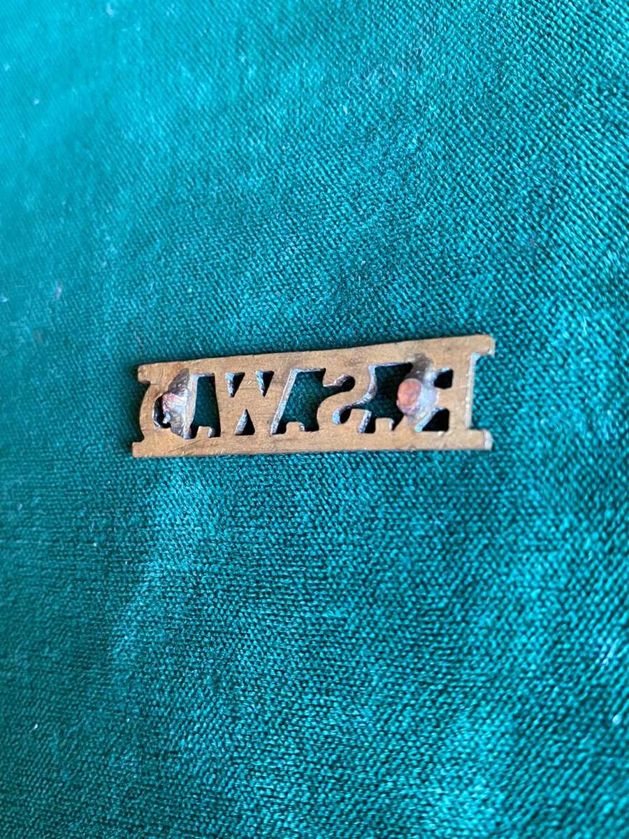 REGIMENT SUID WESTELIKE DISTRIKTE TITLE-WORN 1934-1950- NO LUGS