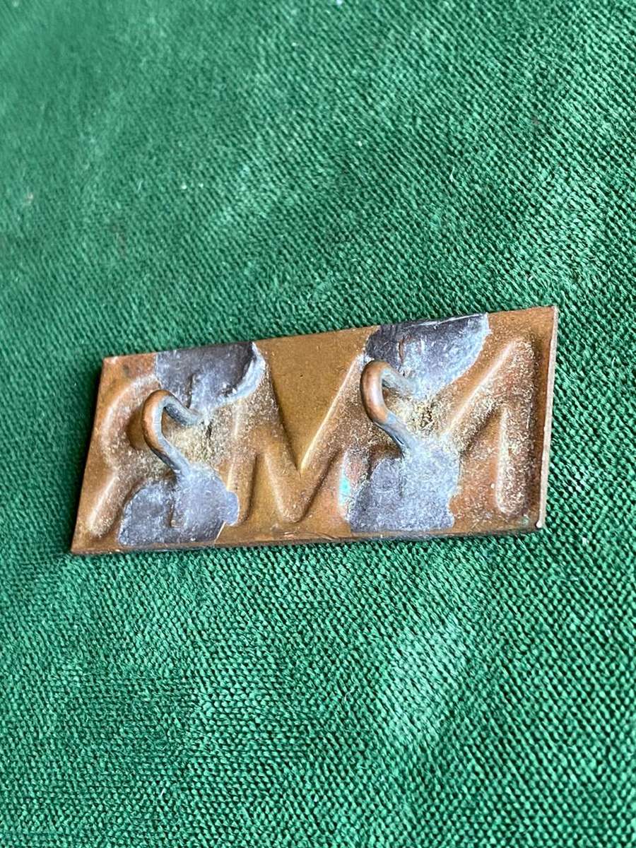 NATAL MOUNTED RIFLES TITLE-WORN WW2-2 LUGS