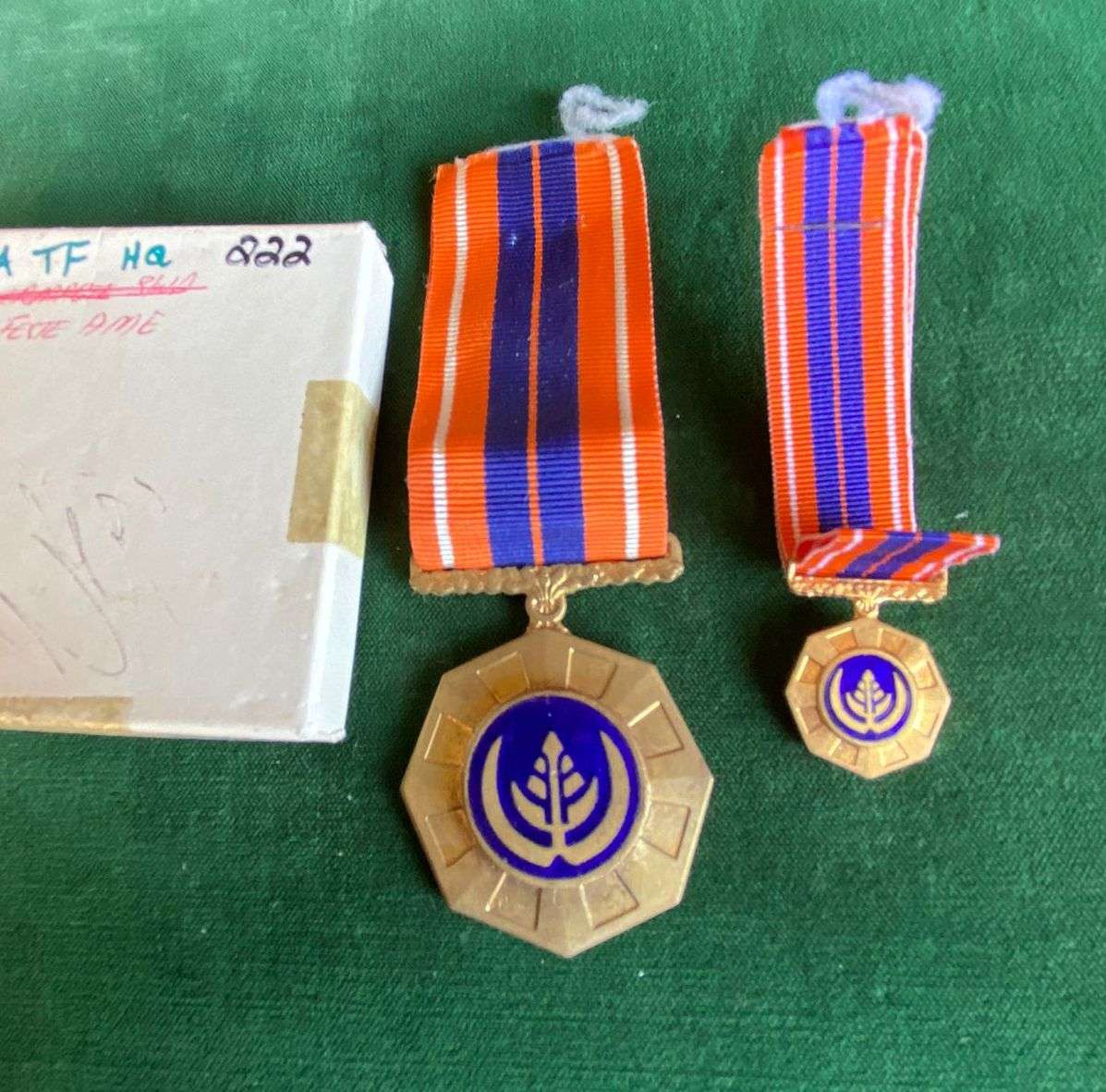 SWA BOXED PROPATRIA SET-FULL SIZE + MINIATURE