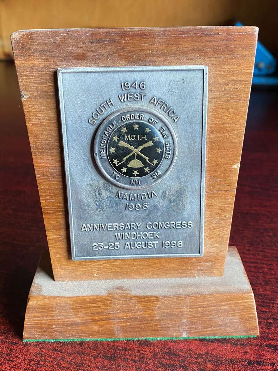 SWA ANNIVERSARY CONGRESS WINDHOEK 23-25 AUG 1996-M.O.T.H. PLAQUE