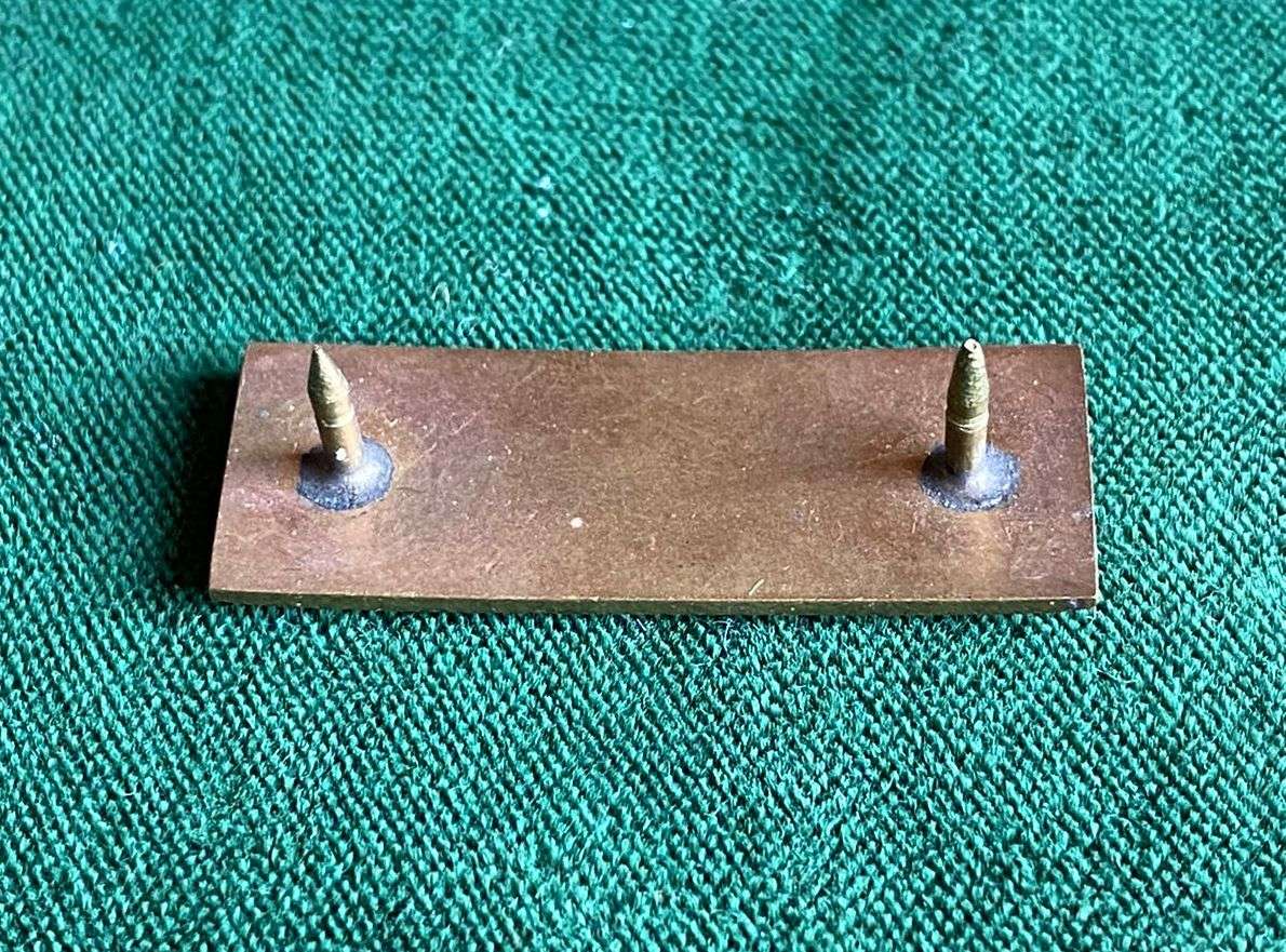 SA INFANTRY CORPS BERET BAR-FIRST TYPE-BLACK/ GREEN- 2 PINS