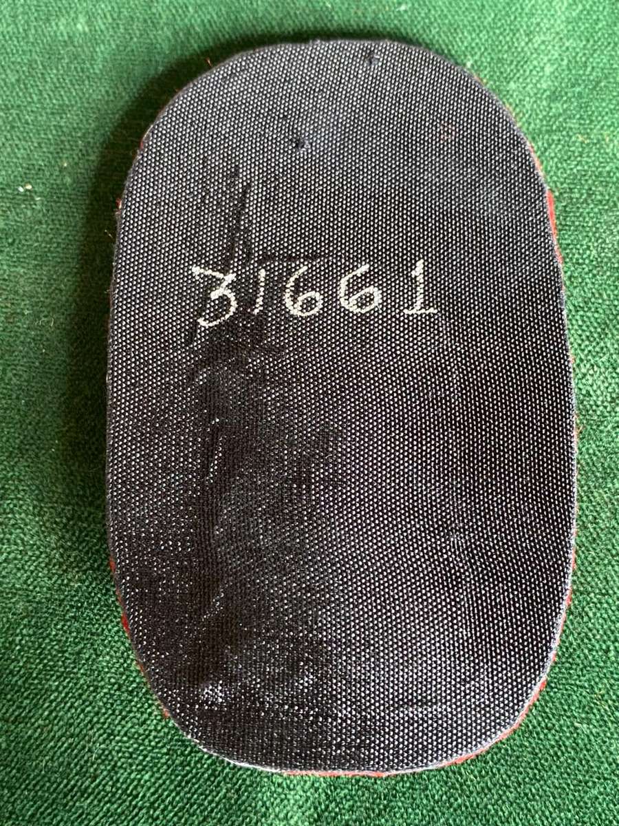 S.W.A.T.F. SENIOR OFFICERS STAFF QUALIFIED CAP BADGE (COLONELS) SILVER WIRE EMBROIDERED-VARIATION(NO