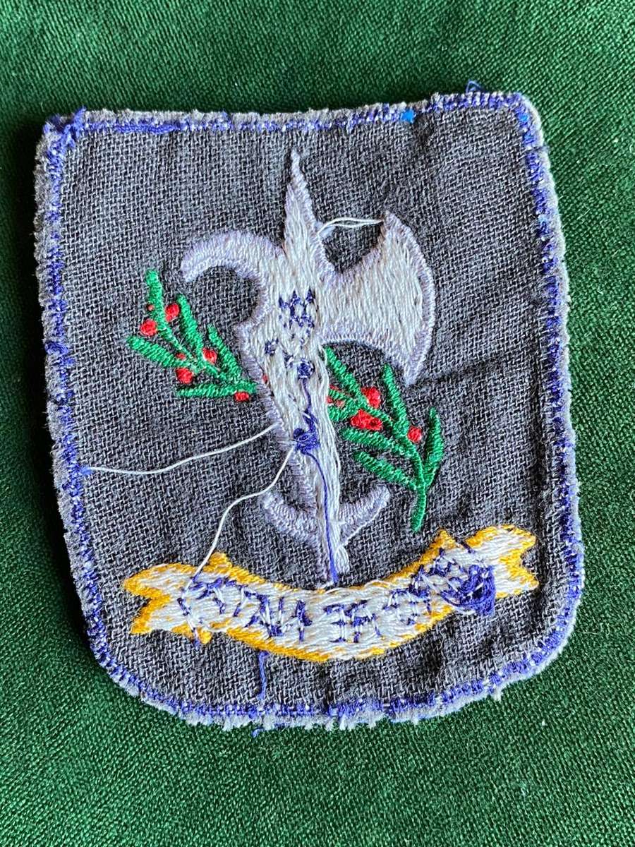 SAAF 17 SQUADRON PATCH WORN FROM 1980'S ON RIGHT UPPER ARM -ORIGINAL USED PATCH