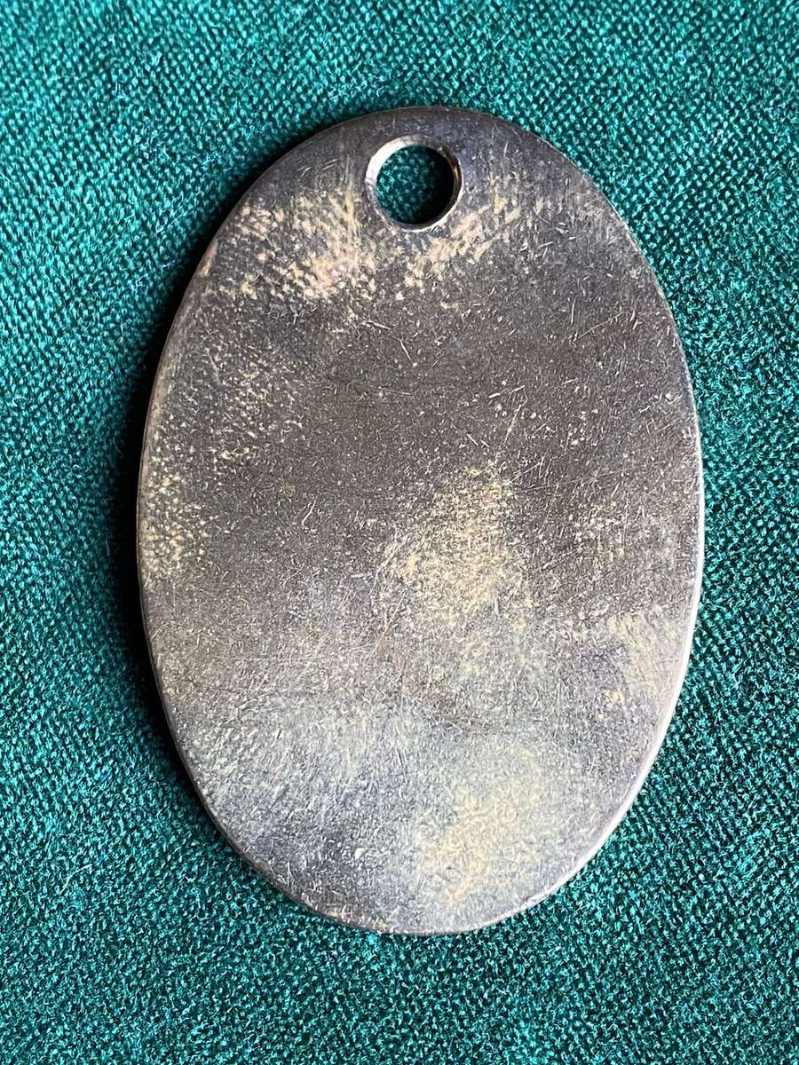 GERMAN SWA NATIVE PASS LOW NUMBER-ORDERED JUNE 1905-MEASURES 53X35MM-BRASS