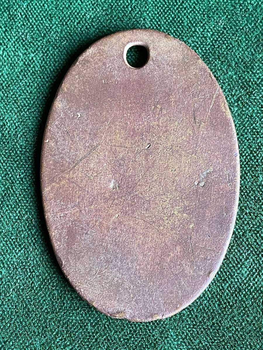 GERMAN SWA NATIVE PASS ORDERED JUNE 1905-MEASURES 53X35 MM-BRASS