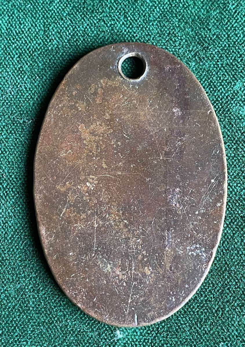 GERMAN SWA NATIVE PASS ORDERED BETWEEN SEPT 1907-OCT 1910-MEASURES 53 X 35MM-BRASS