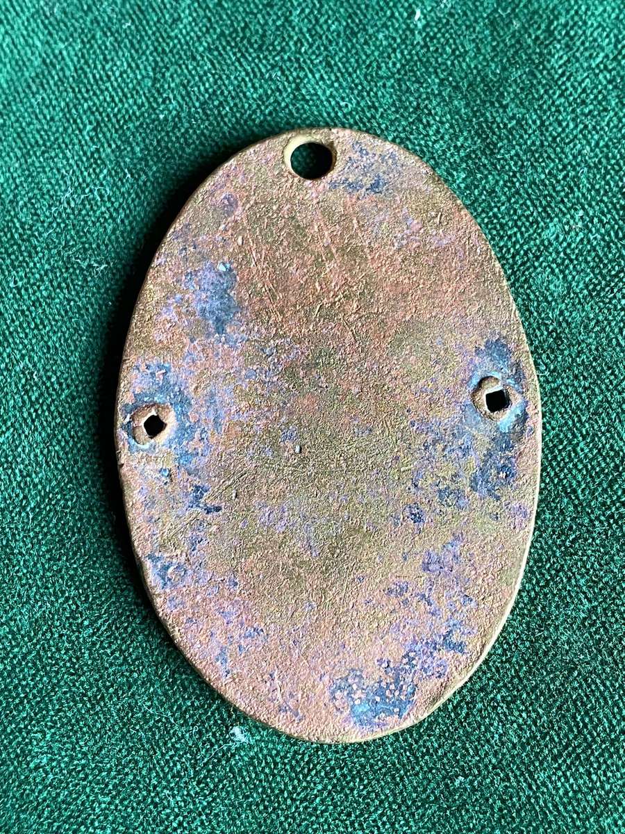 GERMAN SWA NATIVE PASS-SCARCE VARIATION-ALMOST LIKE A BRASS CASTING-HANDMADE FORMAT UNKNOWN-MEASURES