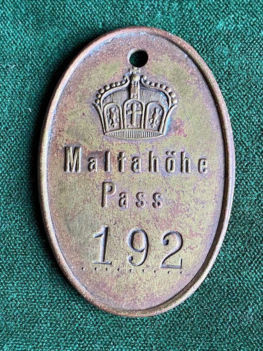 GERMAN SWA NATIVE PASS-VERY LOW NO OF ONLY 3000 ORDERED FOR MALTAHOHE JUNE 1912-MEASURES 53-35MM-BRA