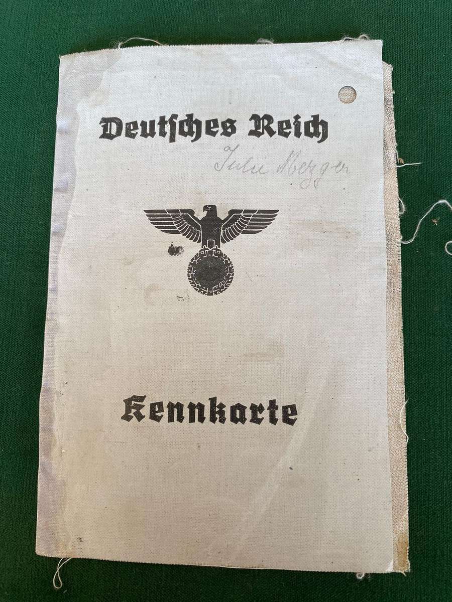 KENNKARTE-AN IDENTITY DOCUMENT USED IN THE GERMAN REICH DURING THE NAZI ERA