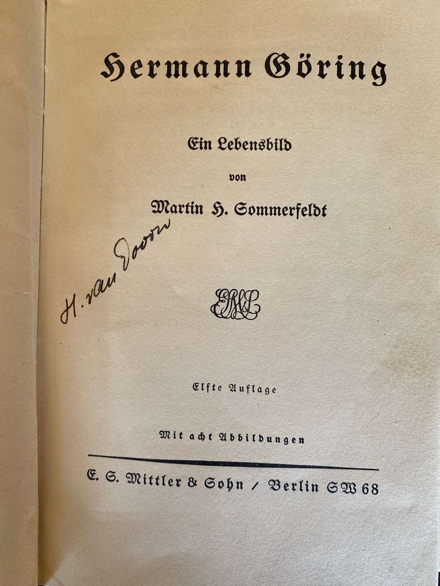 WW2 GERMAN PROPAGANDA MAGAZINE-SOLD WITH HERMANN GORING BOOK-77 PAGES -BOTH IN COMPLETE CONDITION