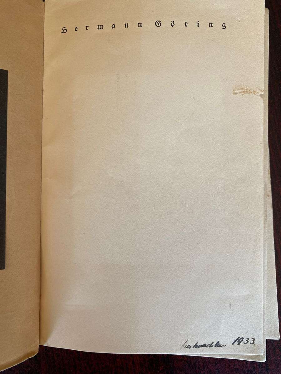 WW2 GERMAN PROPAGANDA MAGAZINE-SOLD WITH HERMANN GORING BOOK-77 PAGES -BOTH IN COMPLETE CONDITION