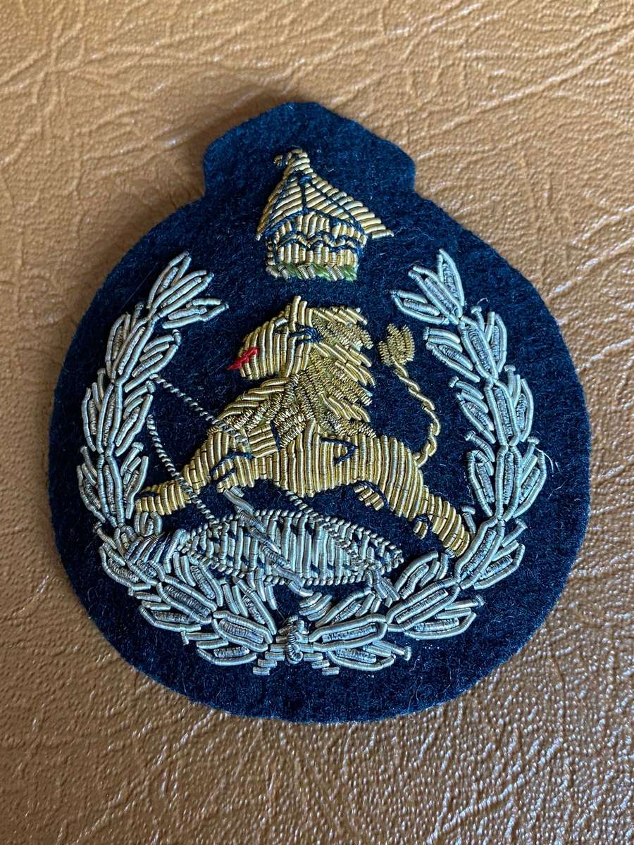 RHODESIAN BSAP COMMISSIONED OFFICERS,CAP BADGE-1970-80