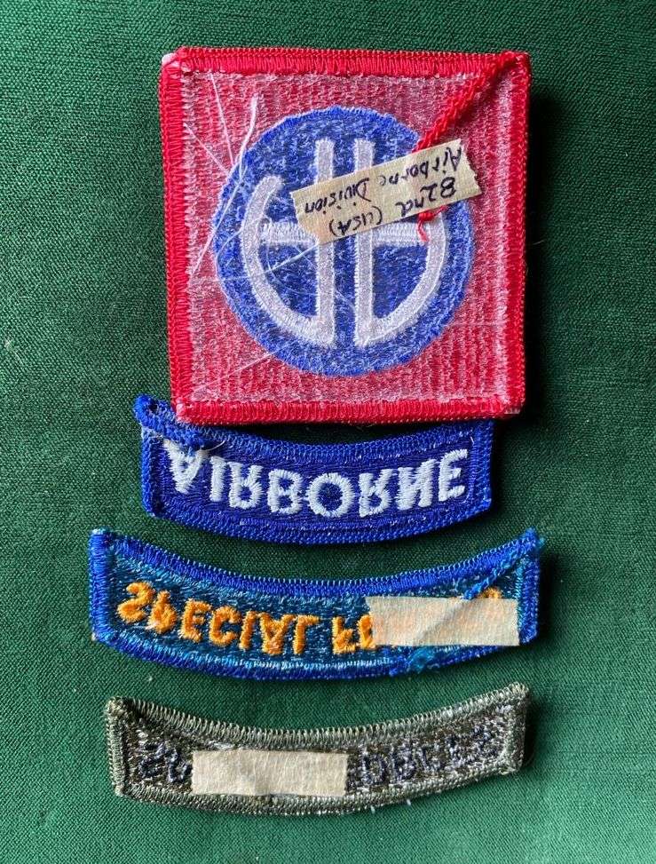 USA SPECIAL FORCES X 2,AIRBORNE AND 82ND AIRBORNE DIVISION PATCH-SOLD TOGETHER