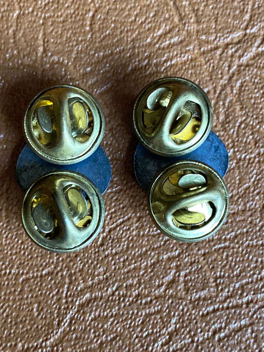 S.W.A.T.F BAND OXIDISED SILVER MESS DRESS COLLAR BADGE PAIR-SCARCE-PINS INTACT