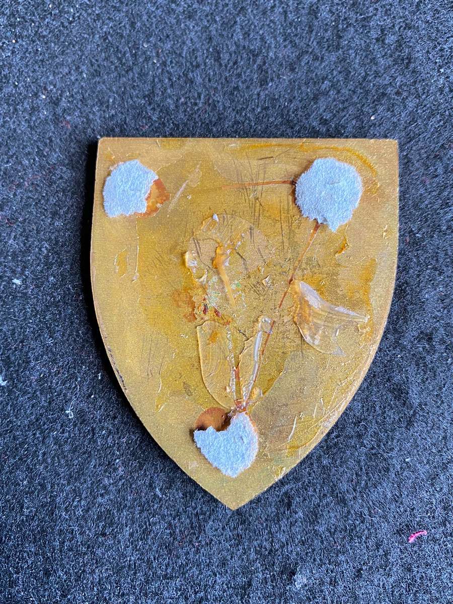 6 SA INF. BN. FLASH-YELLOW TYPE 1ST ISSUE- NO PINS