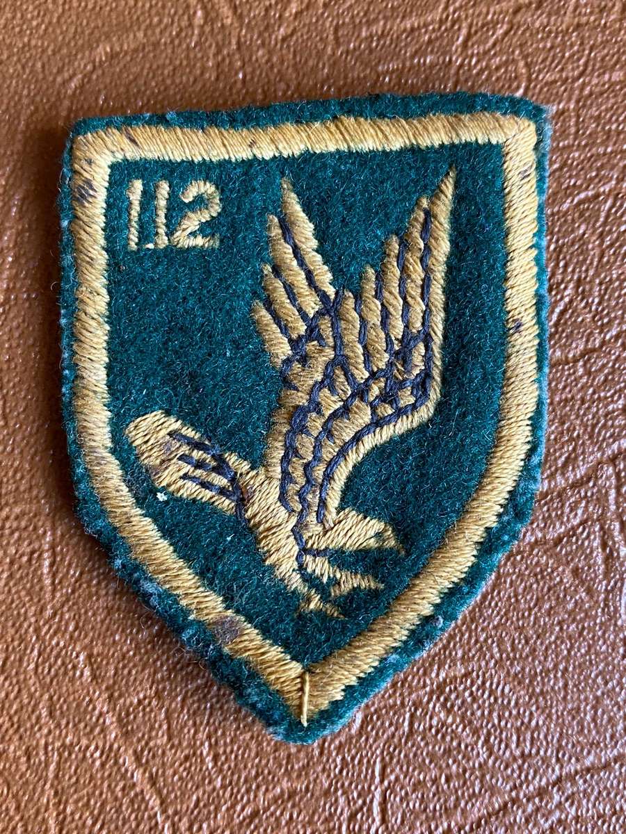 SWA 112 AIR COMMANDO SQUADRON (WINDHOEK)CLOTH BADGE- VERY SCARCE