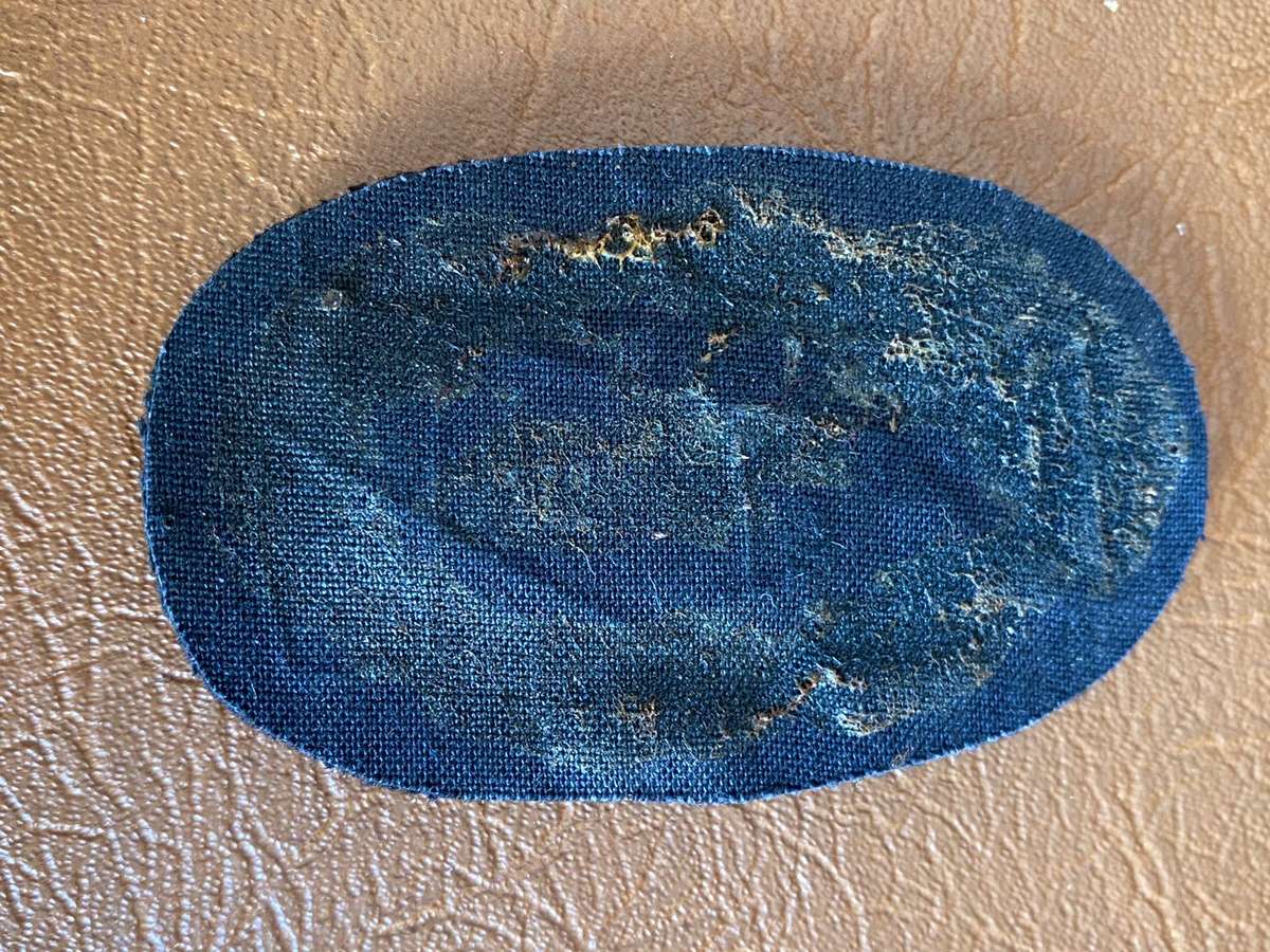 SERGEANT MAJOR OF THE S.W.A.T.F. CAP BADGE-BLACK BACKING