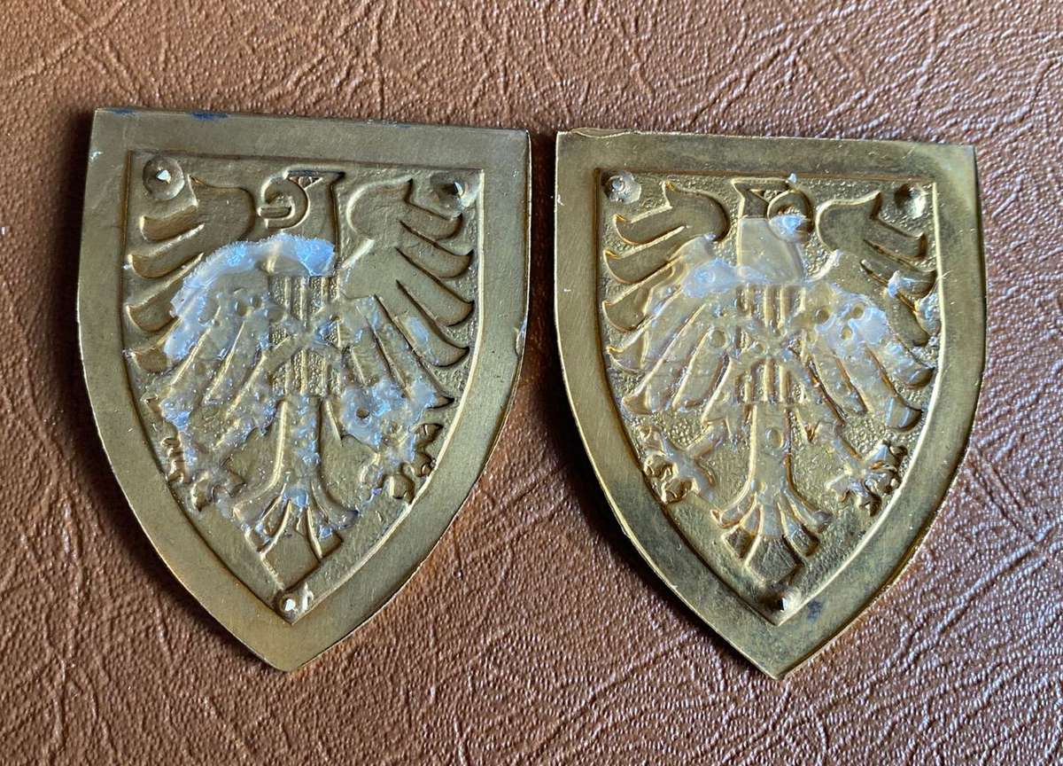 Police Presidents Guard Blue Lines Flag-Flash Pair Owen F667/668