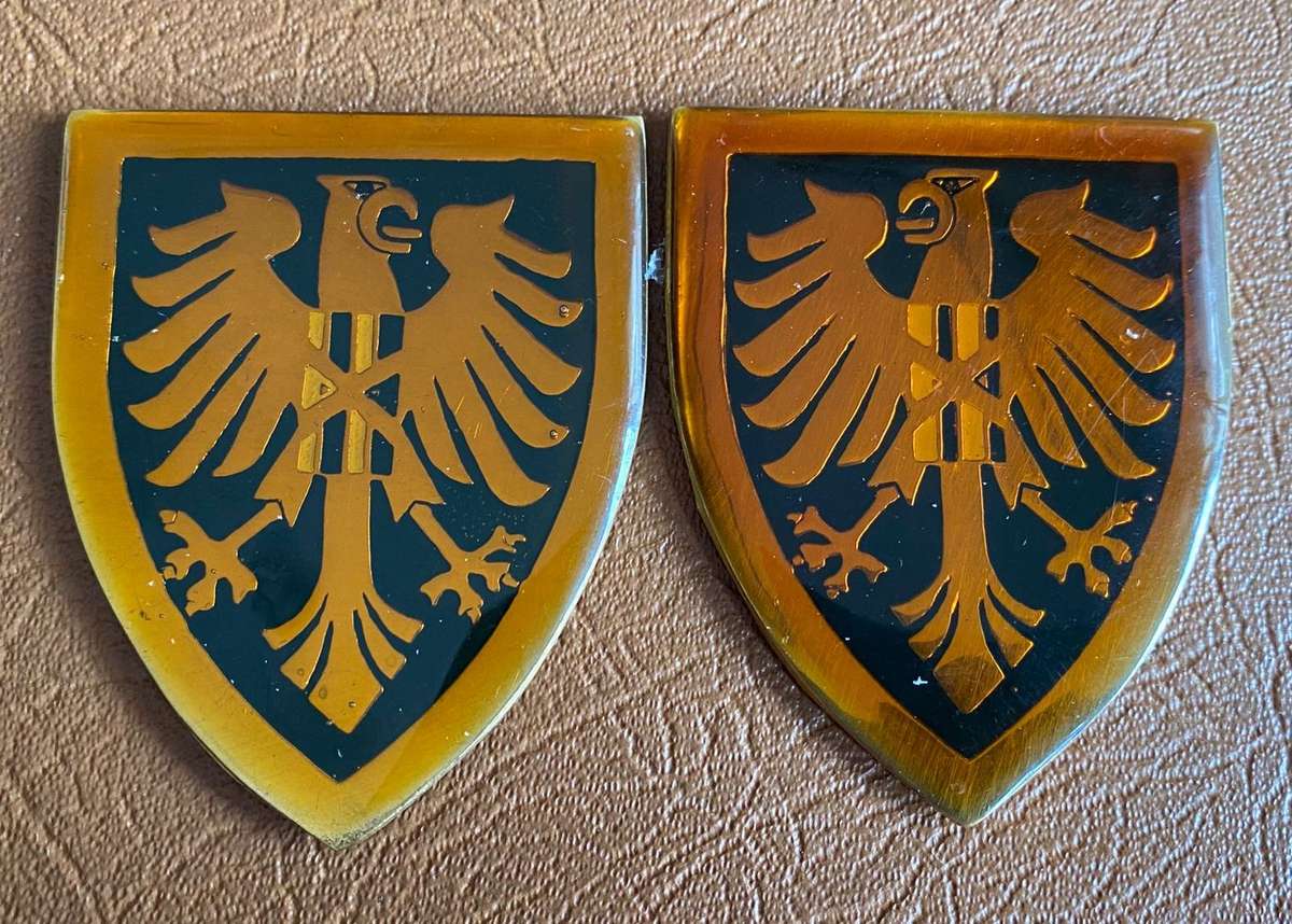 Police Presidents Guard Blue Lines Flag-Flash Pair Owen F667/668