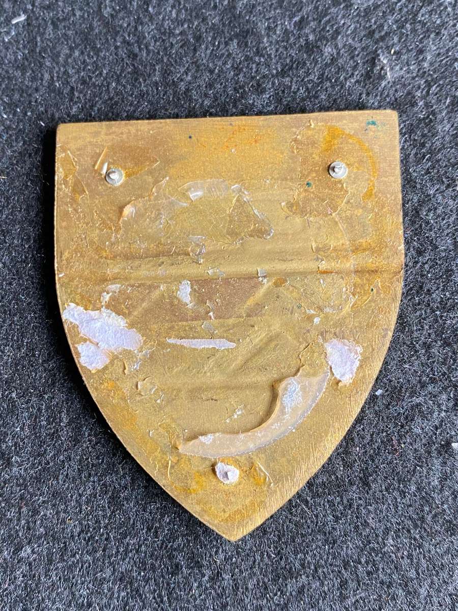 2 SA INFANTRY BATTALION-1ST ISSUE YELLOW TYPE FLASH- NO PINS- OWEN NO F 856