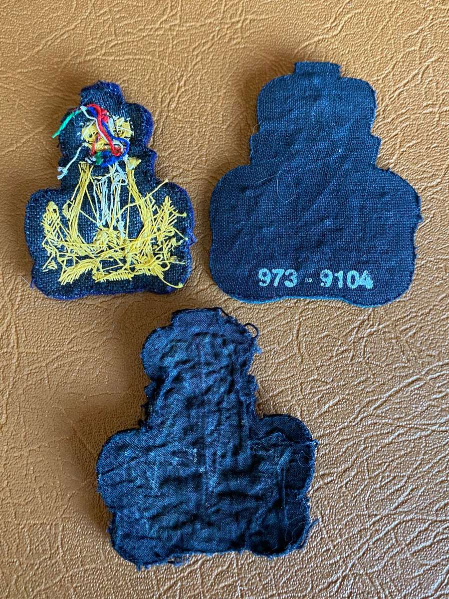 BRITISH BANDSMAN PROFICIENCY BADGES (LYRE) - 3 SOLD TOGETHER