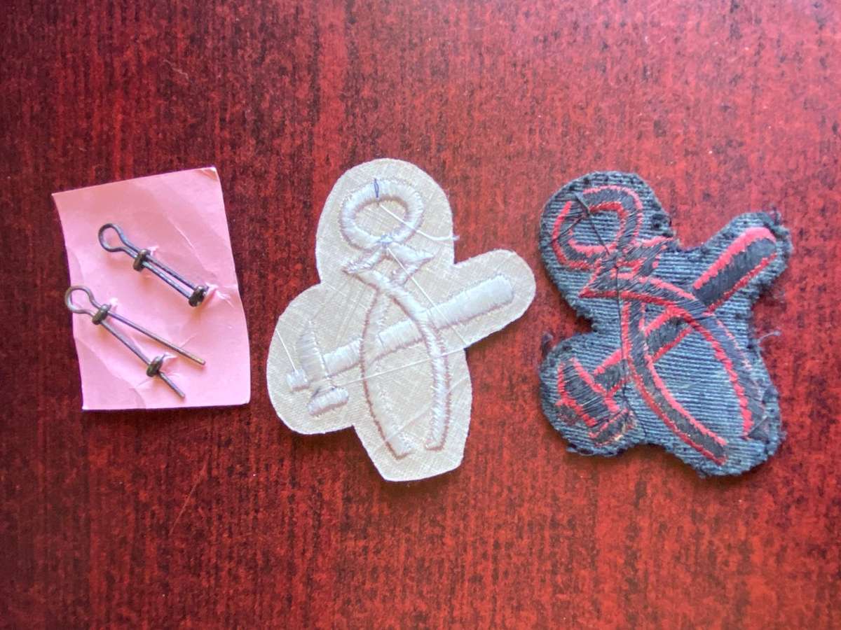 BRITISH ARTIFICIERS PROFICIENCY BADGE- 3 SOLD TOGETHER- REME