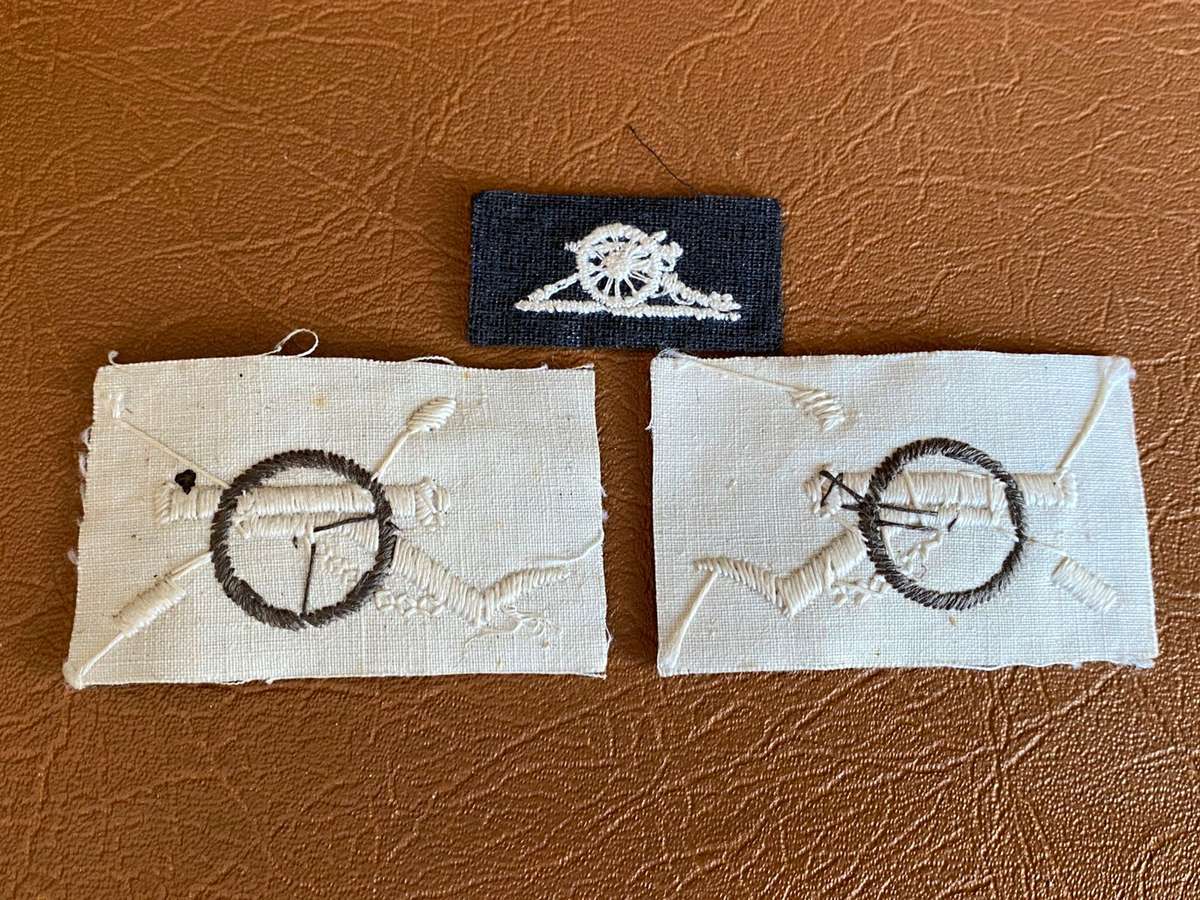 BRITISH ARMY GUNNERS FOR SNR. NCO'S PROFICIENCY BADGES