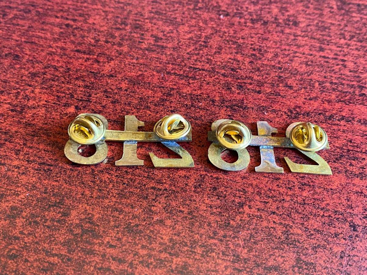 WINDHOEK MUNICIPAL (LOCATION) POLICE-NUMERALS-PINS INTACT