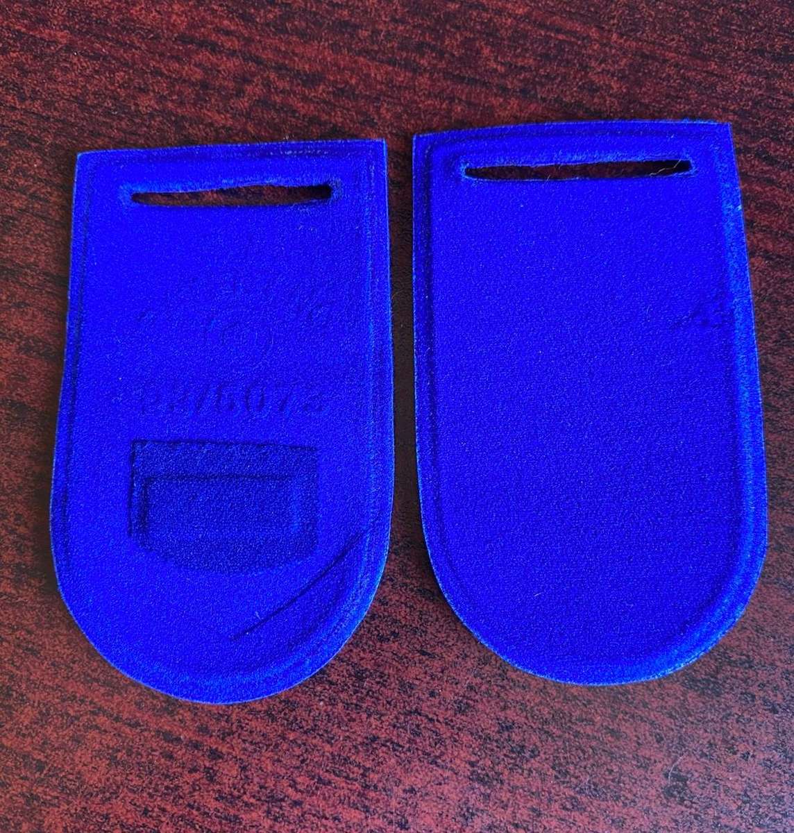 NAMIBIA POLICE TUPPER FLASH PAIR- NO PINS (SMALLER)