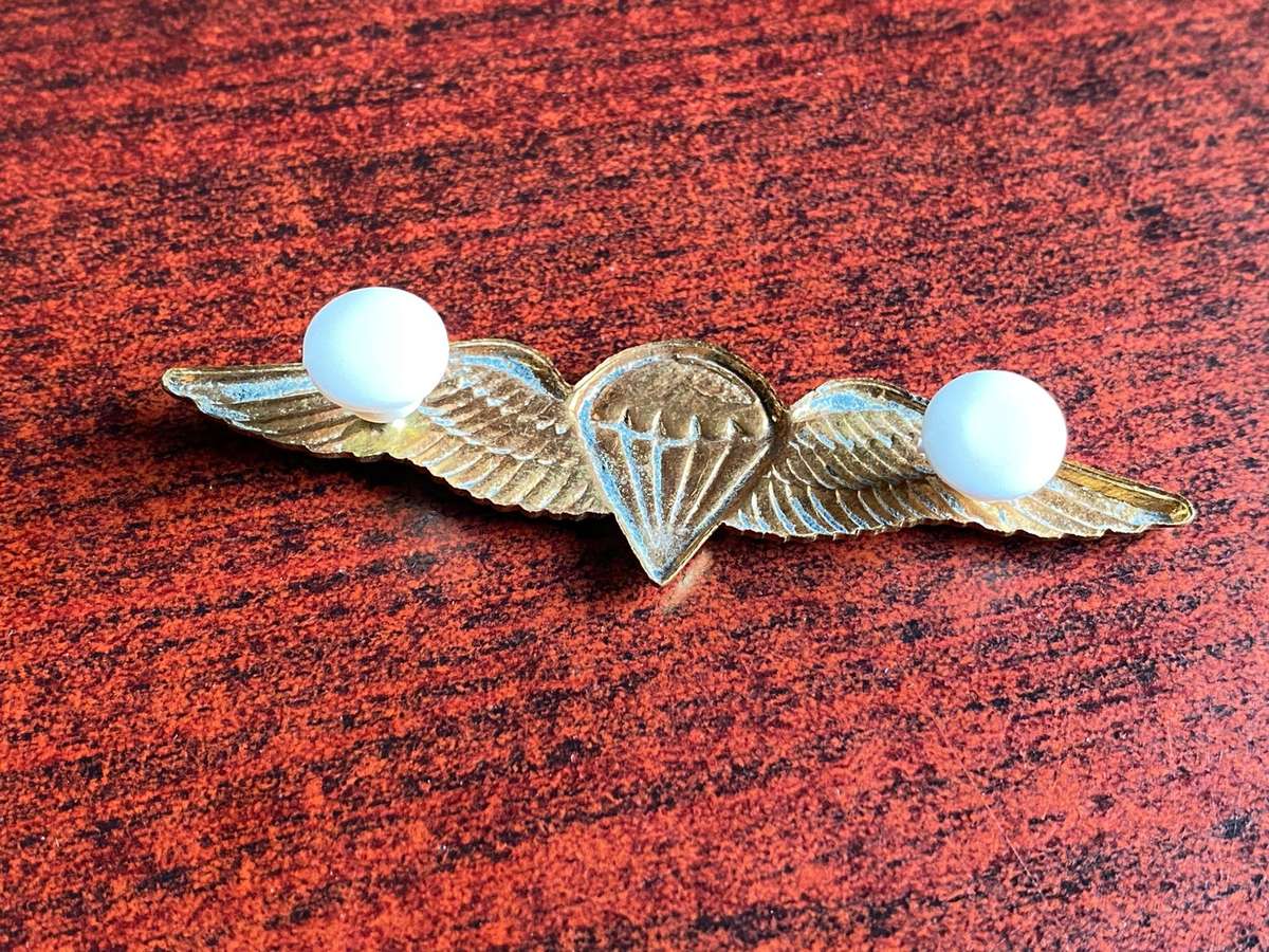 PARACHUTE BN. BASIC PARA WING-FULL SIZE- NO PLASTIC COATING- 2 PINS