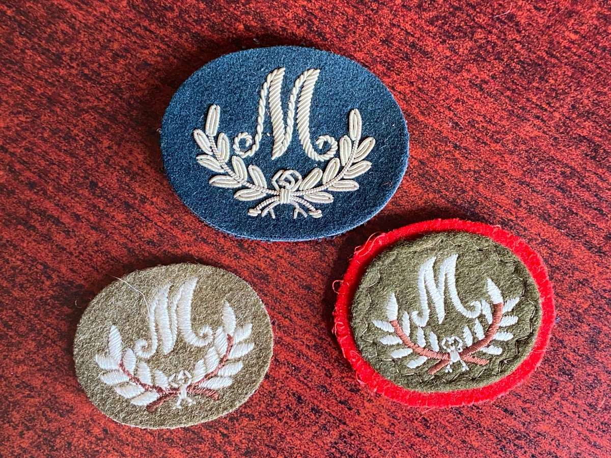 BRITISH MARTARMAN (INFANTRY ONLY)PROFICIENCY BADGE-APPROVED 1957-3 VARIATIONS-SOLD TOGETHER