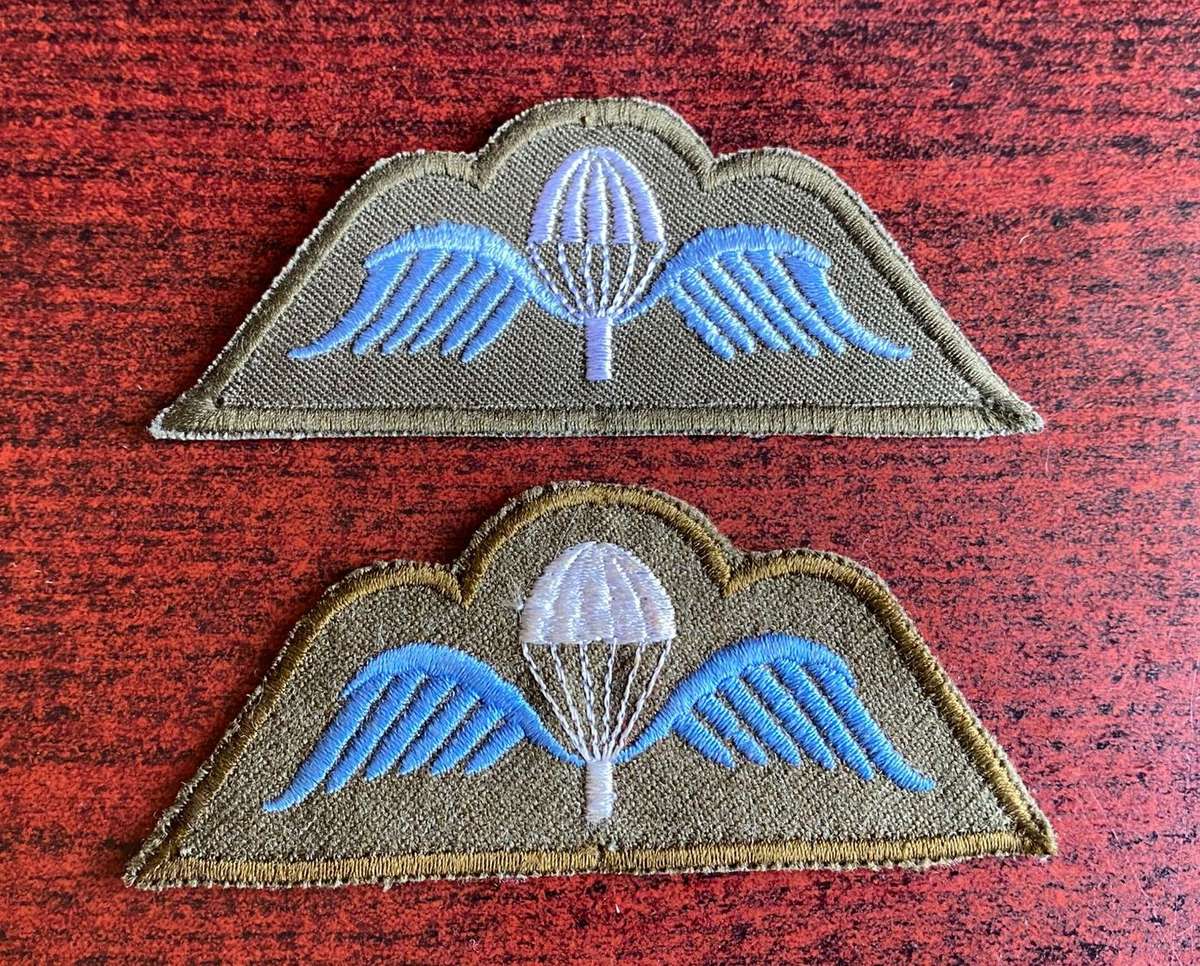BELGIUM PARACHUTE WINGS- 2 SOLD TOGETHER