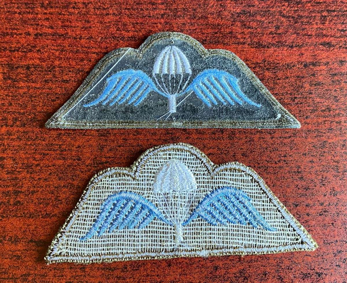 BELGIUM PARACHUTE WINGS- 2 SOLD TOGETHER
