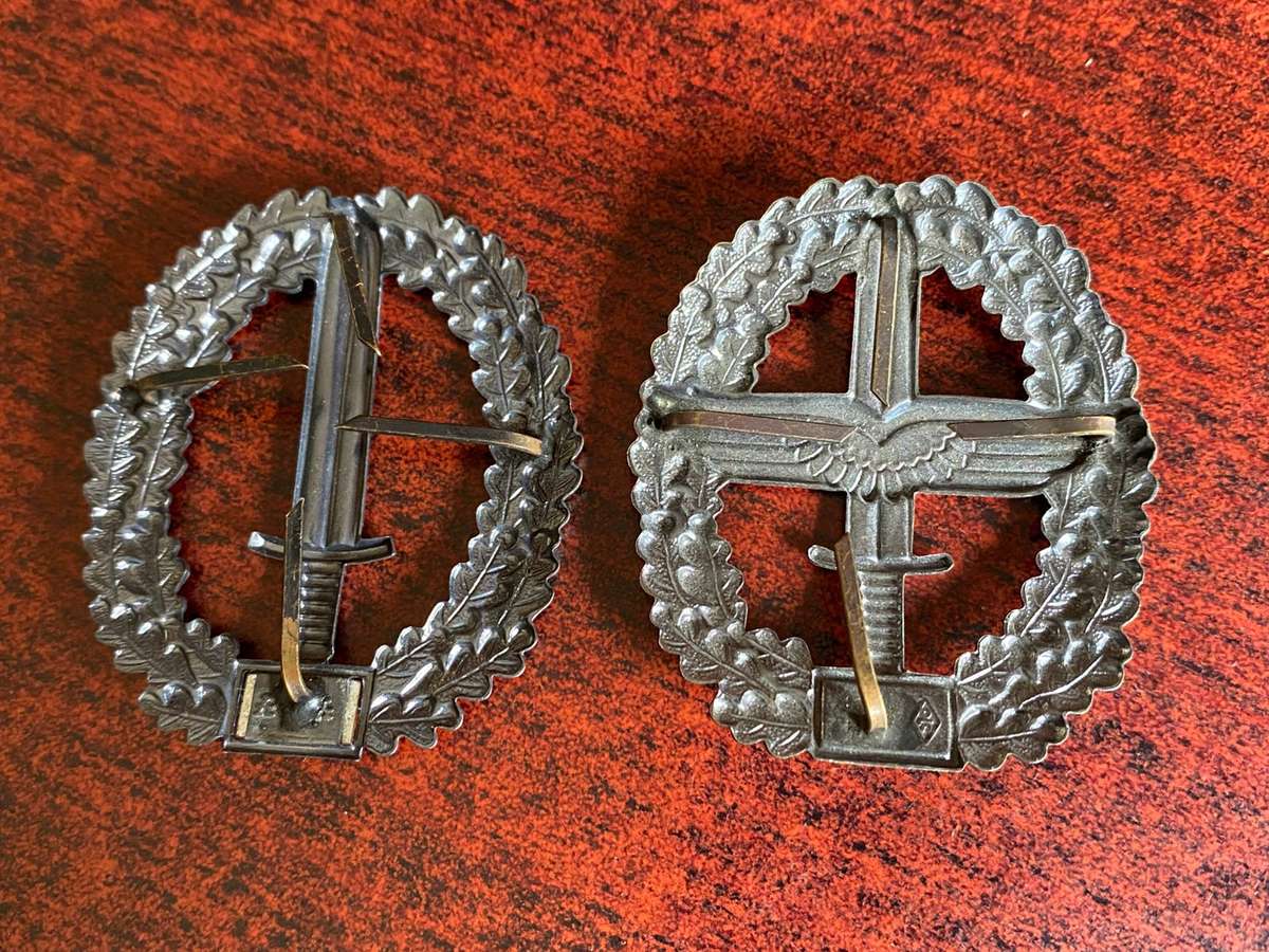 GERMAN BUNDESWEHR CAP BADGE- 2 SOLD TOGETHER