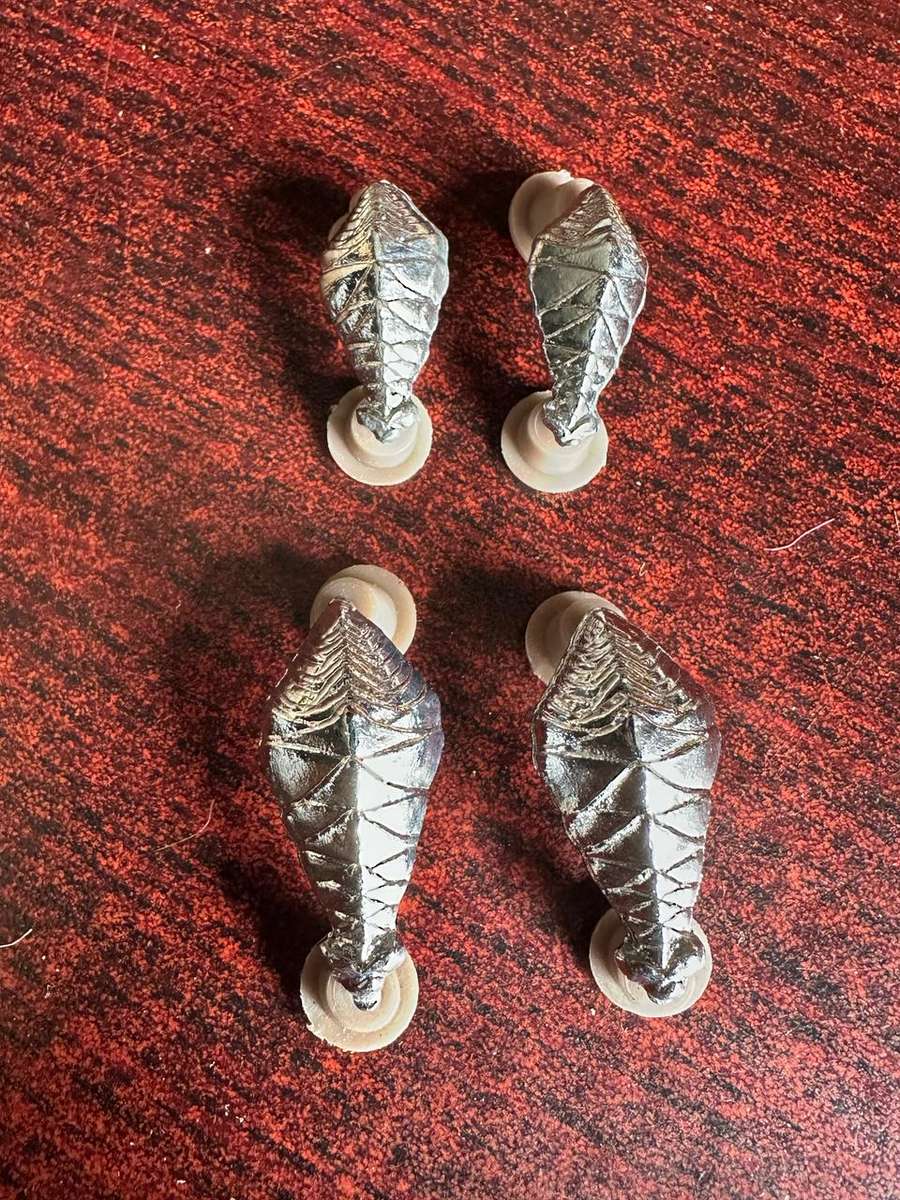 NAMIBIA OFFICERS RANKS-SOLD IN BATCHES OF 4 (LARGE + SMALL)CHROME