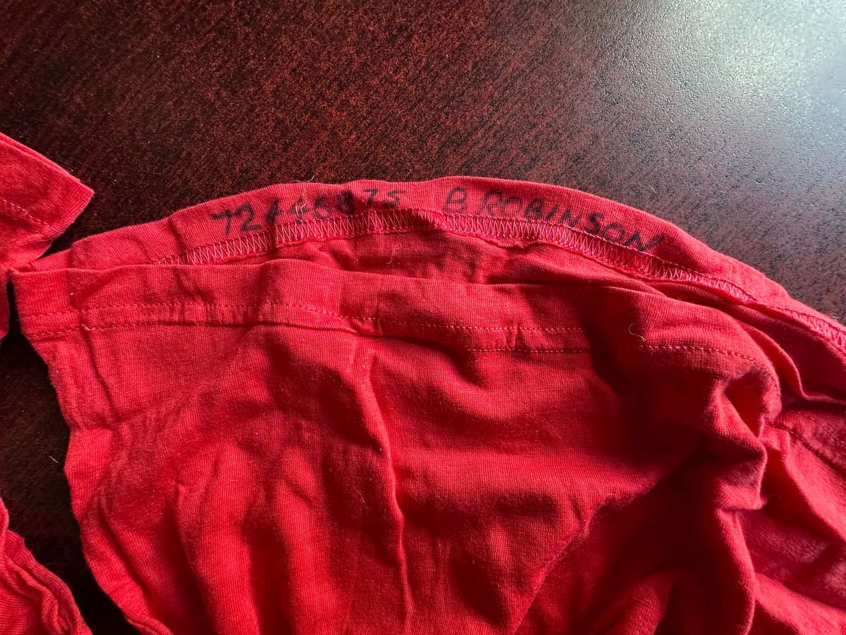 ORIGINAL ANGOLAN T-SHIRT-1970'S-80'S-GOOD CONDITION-SIZE SMALL-BORDER WAR